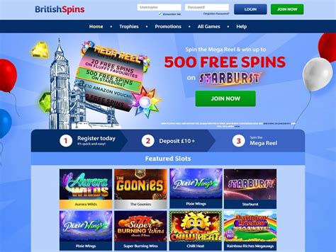 British spins casino